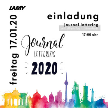 Journal Lettering Workshop im Pop-Up Store Berlin